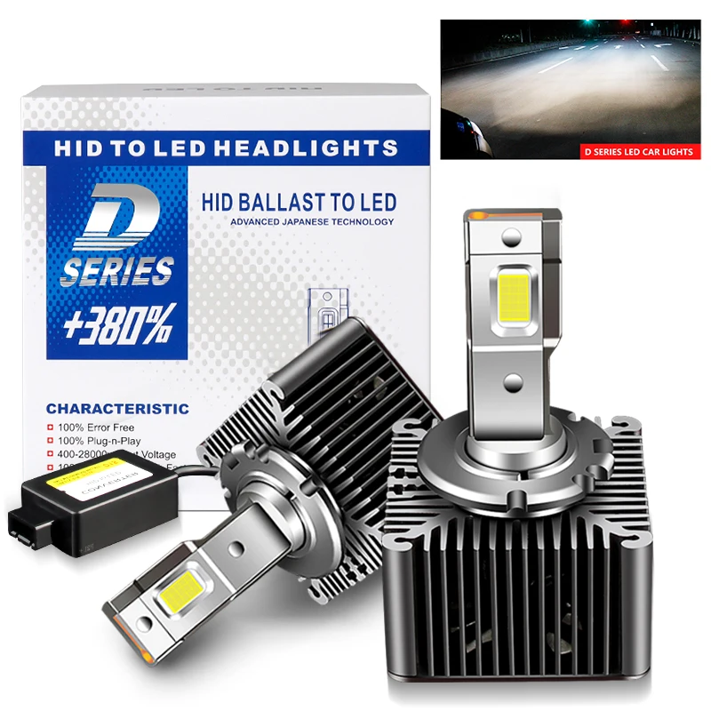 

2PCS 70W CANbus Car Light D1S D4S D2S LED Headlight 32000LM D3S D1R D2R D3R D4R D5S D8S Bulb Kit to Replace HID Conversion Lamps