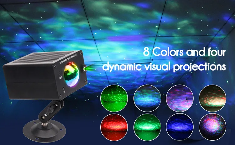 Проектор с рисунком воды проектор неба галактика дистанционное управление