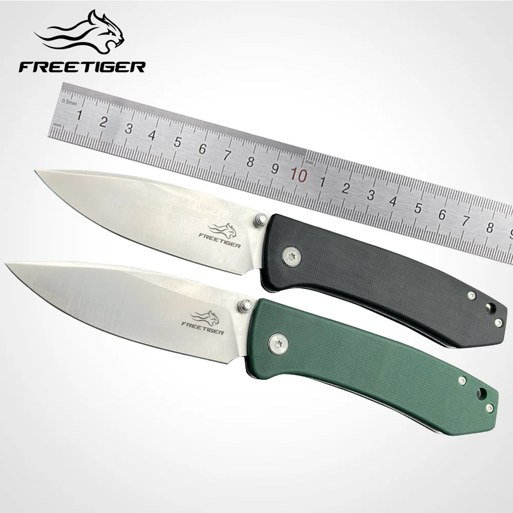 

FREETIGER FT2103 Folding Knife D2 Blade G10 Handle EDC Tool Camping Survival Hunting Fishing Pocket Outdoor Knife
