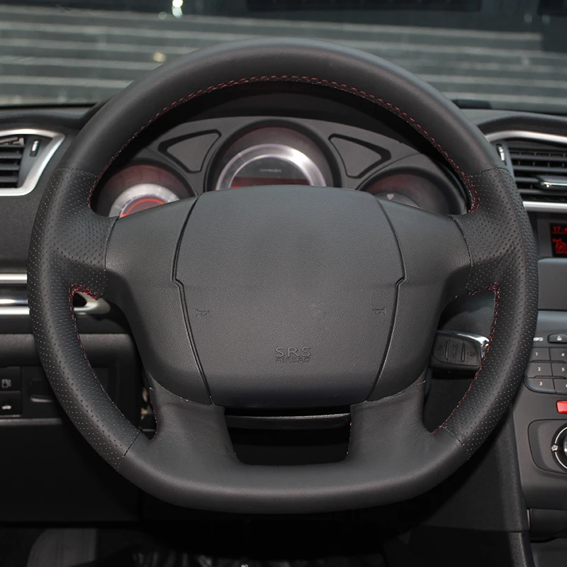 Оплетка на руль Citroen C4 C4L мягкая кожаная оплетка сделай сам аксессуары для салона