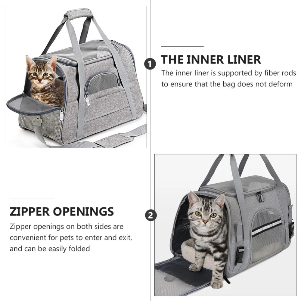 

Portable Pet Carrier Breathable Puppy Handbag Cat Bag Pet Outdoor Supply