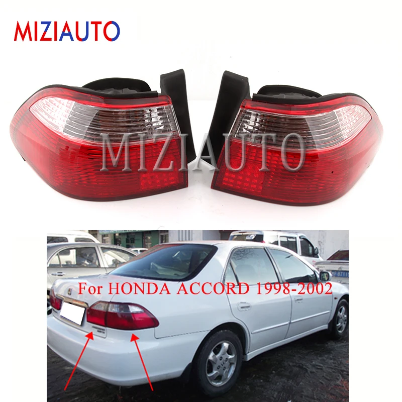 Влево/Вправо задний светильник внешняя сторона для HONDA ACCORD 1998 2002 заднего бампера