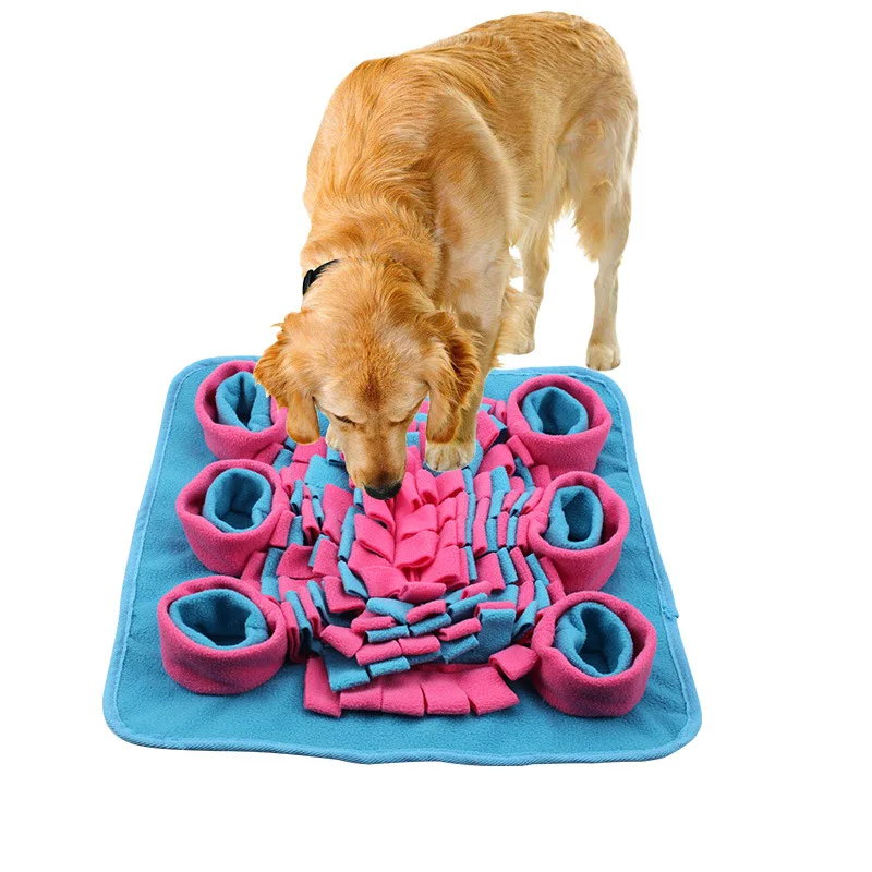 

Pet Dog Snuffle Mat Pet Sniffing Training Blanket Detachable Pad Dog Mat Puzzle Toys Increase IQ Relieve Stress Intelligence Toy