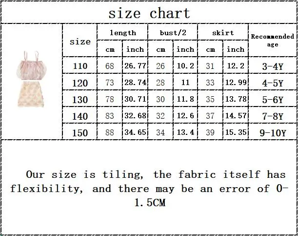 

Girls Summer New Colorful Rainbow Sling + Heavy Craft Mermaid Sequin Skirt Set 2pcs Kids Children Princess 3-10Y