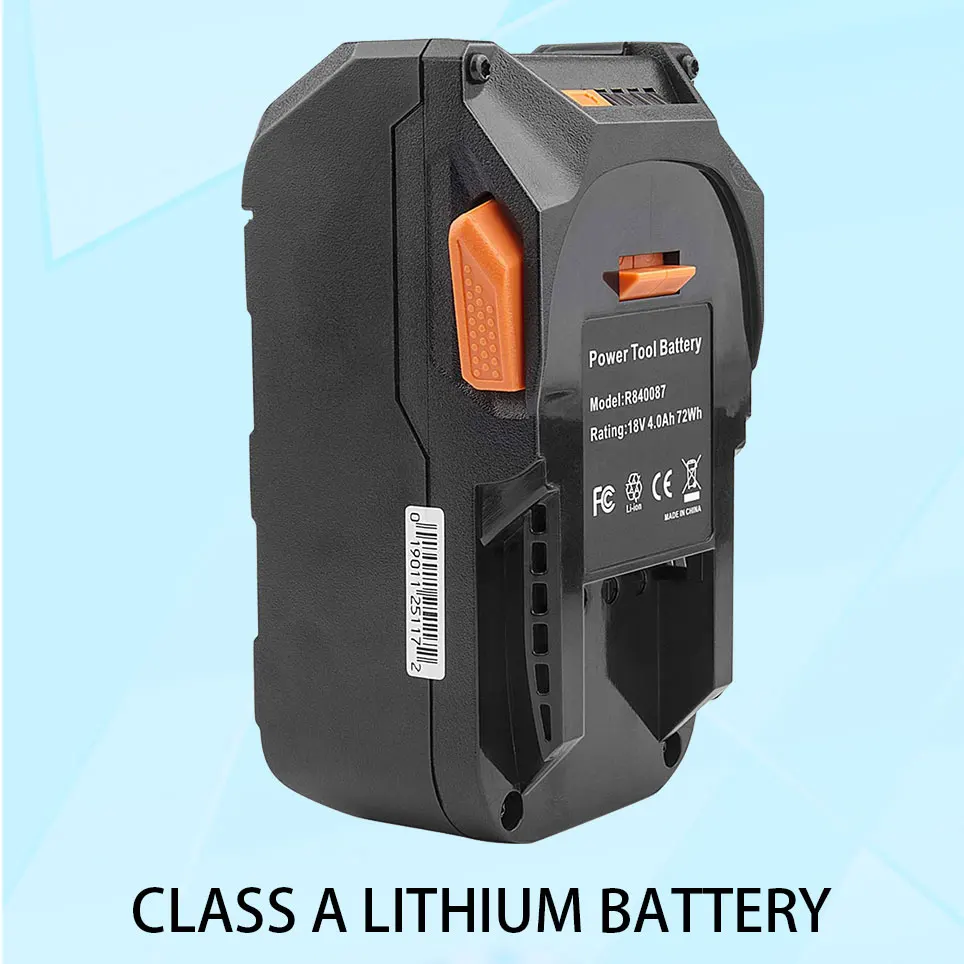 2 packs of 18V 4.0Ah lithium ion replacement battery compatible with RIDGID R840087 R840083 R840086 AC840085 drill | Электроника