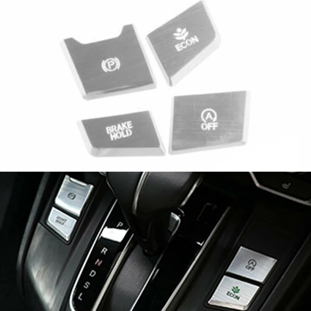 

Alloy Gear Shift Button Trim Shift Button Key Sticker For 2017 2018 2019