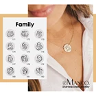 Ожерелье женское eManco, из нержавеющей стали, простое ожерелье с подвеской