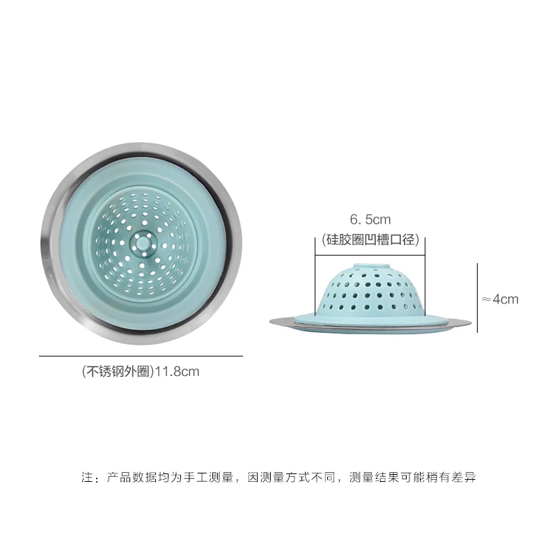 bill f silicone sink strainer waste plug sink filter waste collector kitchen bathroom accessories colanders strainers 1 pc free global shipping