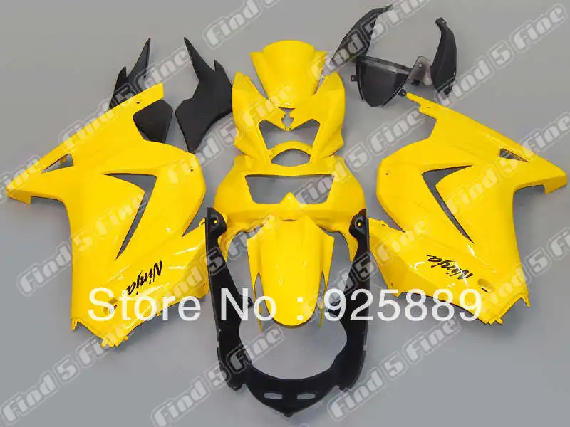 

yellow black for KAWASAKI EX250R 08-12 EX 250R 08 09 10 11 12 ZX250R 2008-2012 2008 2009 2010 2011 2012 ABS fairing kit