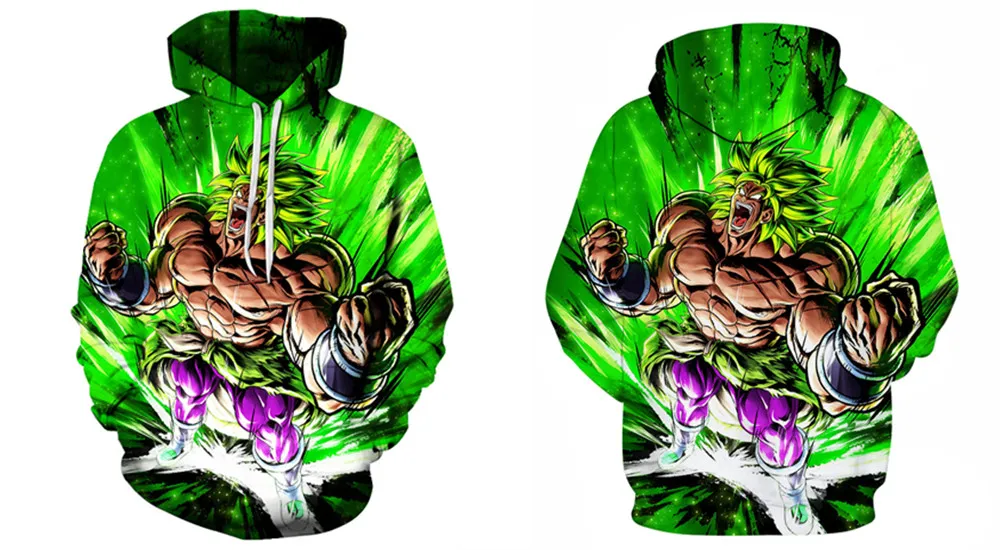 Дизайн Dragon Ball Z Goku толстовки DBZ толстый Гоку печать 3D Толстовка с капюшоном для мужчин и женщин Harajuku верхняя одежда унисекс Толстовка