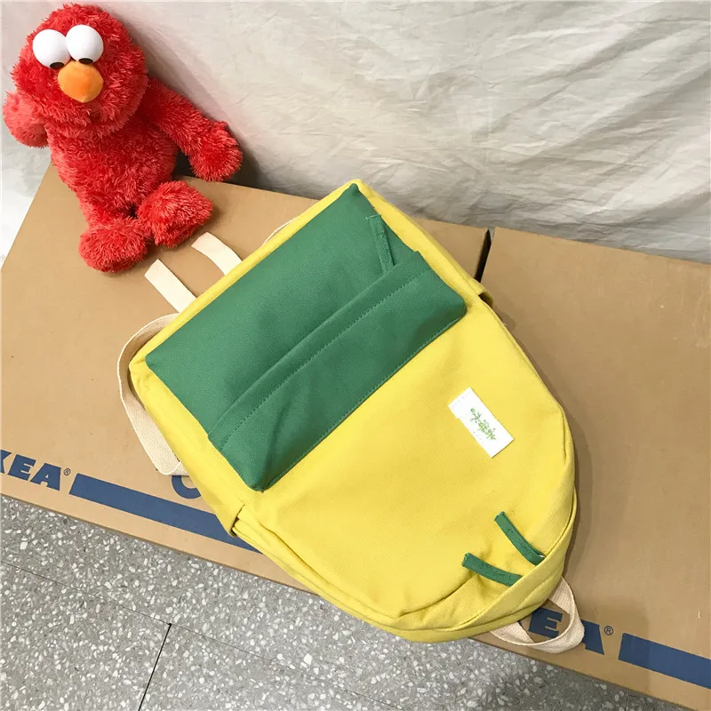 Мужской холщовый рюкзак Mochila разноцветная спортивная сумка на плечо дорожная b114
