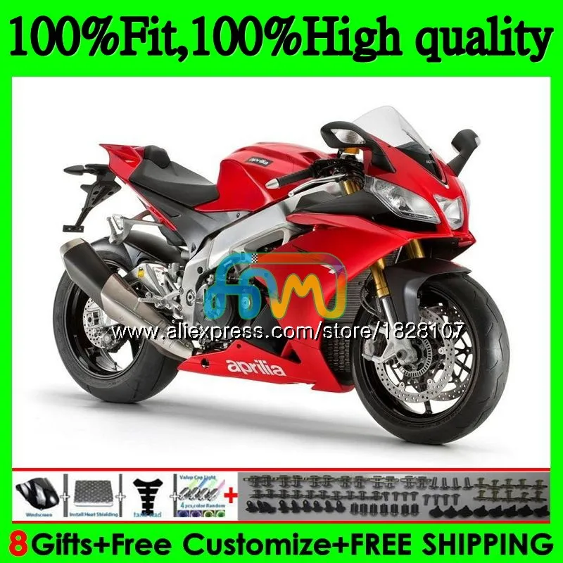 

Injection For Aprilia RSV1000RR RSV1000 09 10 11 12 13 15 80BS.13 RSV 1000 R 1000R Gloss red 2009 2010 2012 2013 2015 Fairing