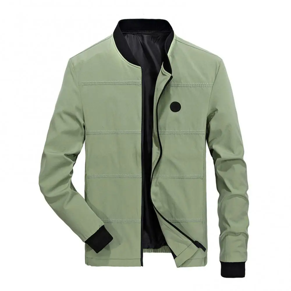 

Autumn and winter men's long-sleeved jacket casual men's autumn and winter long-sleeved zipper jacket pilot men's bomber jacket