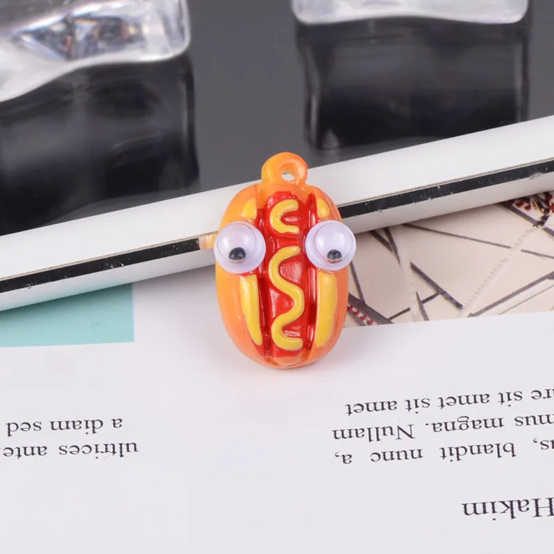 Полимерная игрушка для моделирования еды маленький бургер глиняная форма