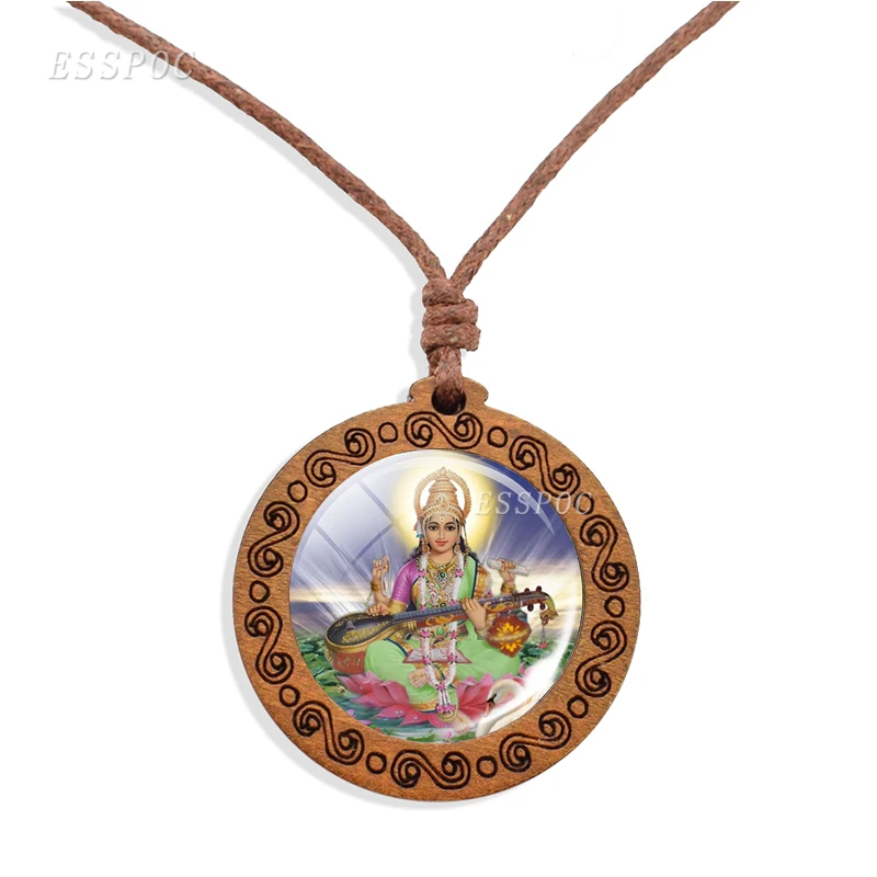 ЭТНИЧЕСКАЯ подвеска деревянное ожерелье индийские свадебные украшения