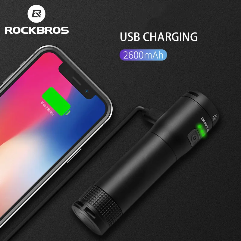 ROCKBROS велосипедный светильник, светодиодная лампа, передний руль, Usb, перезаряжаемый, водонепроницаемый, велосипедный светильник, 700 люмен, велосипедный, вспышка, светильник, головной светильник