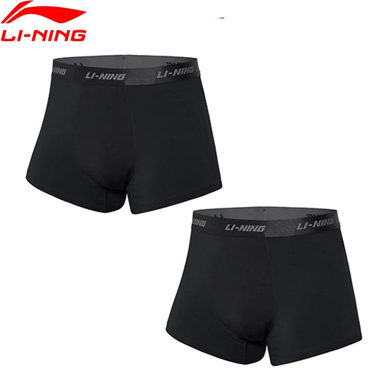 Li Ning Для мужчин нижнее белье комплект одежды из 2 предметов однотонные Цвет