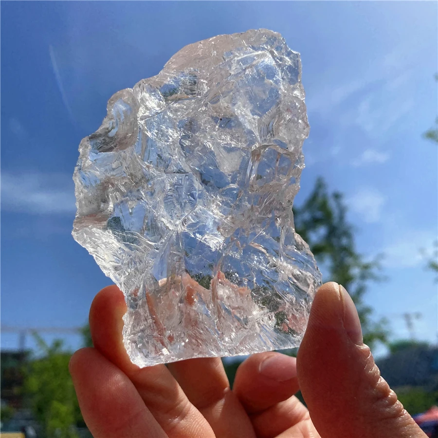 

Natural White Crystal Brahma Transparency High Frequency Heal Energy Stone ChakelaMineral Specimen collection