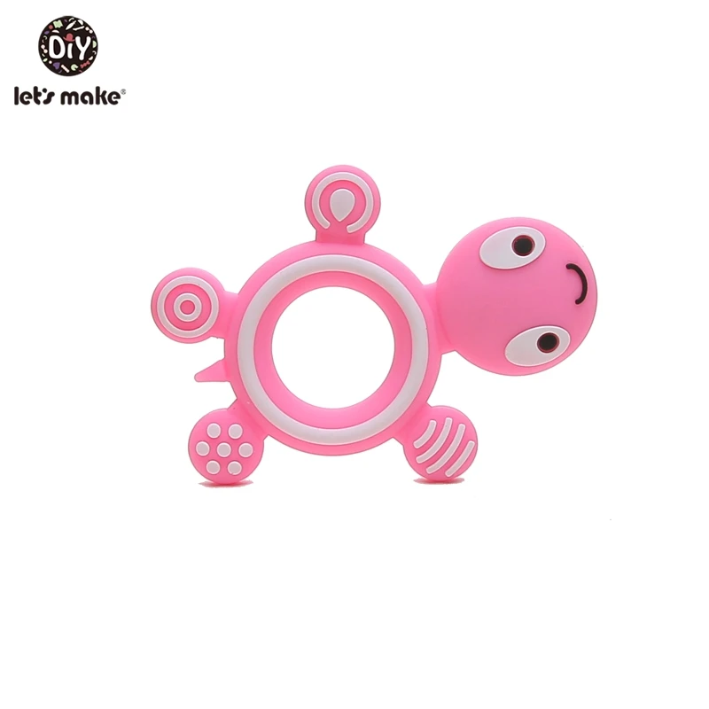 Let'S Make 1Pc Silicone Baby Teether Toddler Toys Diy Stroller Accessories For Pacifier Chain Owl Food Grade Toys Baby Teether - Цвет: 1ER129525