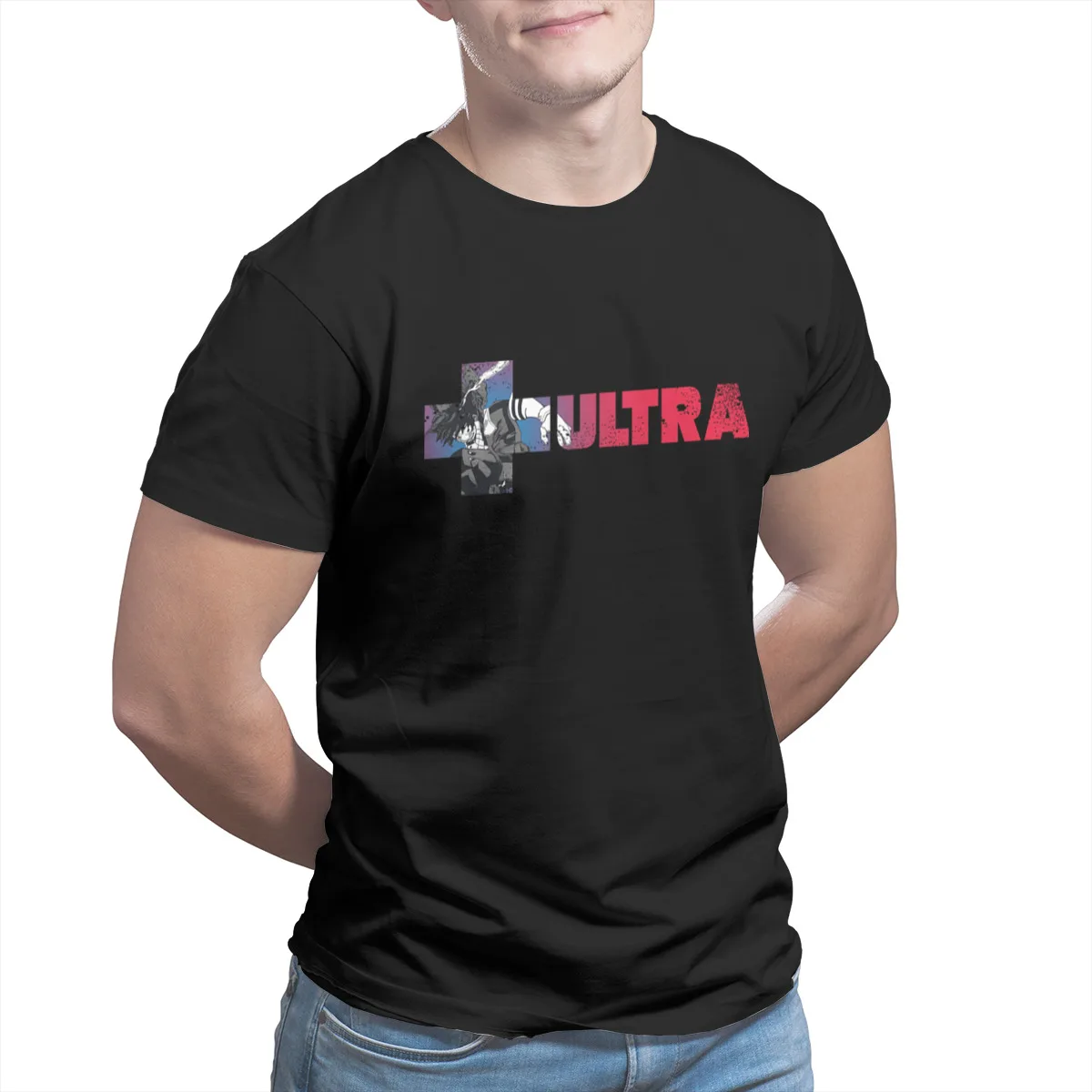

Men's T-shirt Deku Plus Ultra Fashion Vintage Anime Tees 44315