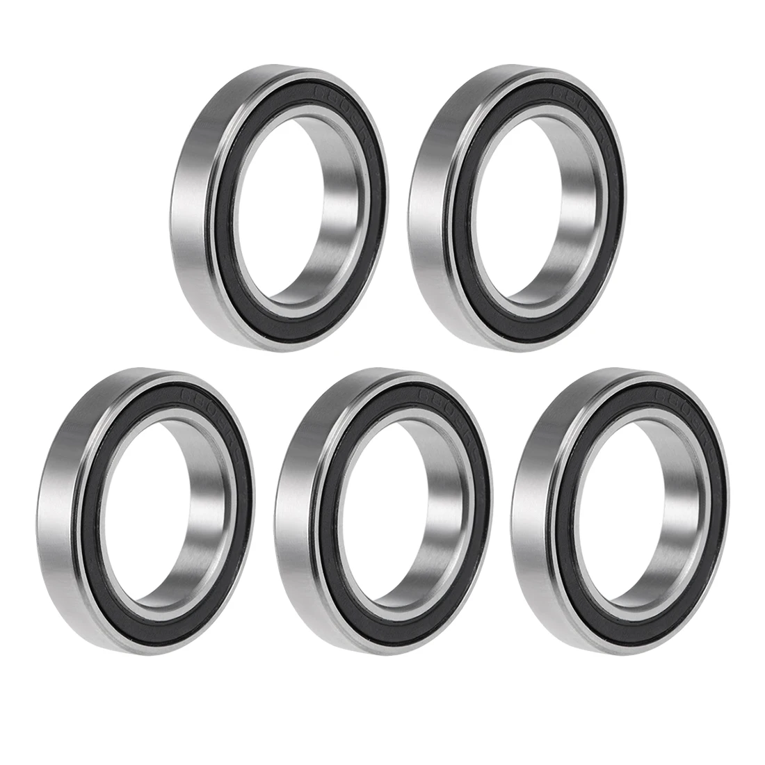 

uxcell 5pcs 6803-2RS Ball Bearing 17x26x5mm Double Sealed ABEC-3 Bearings