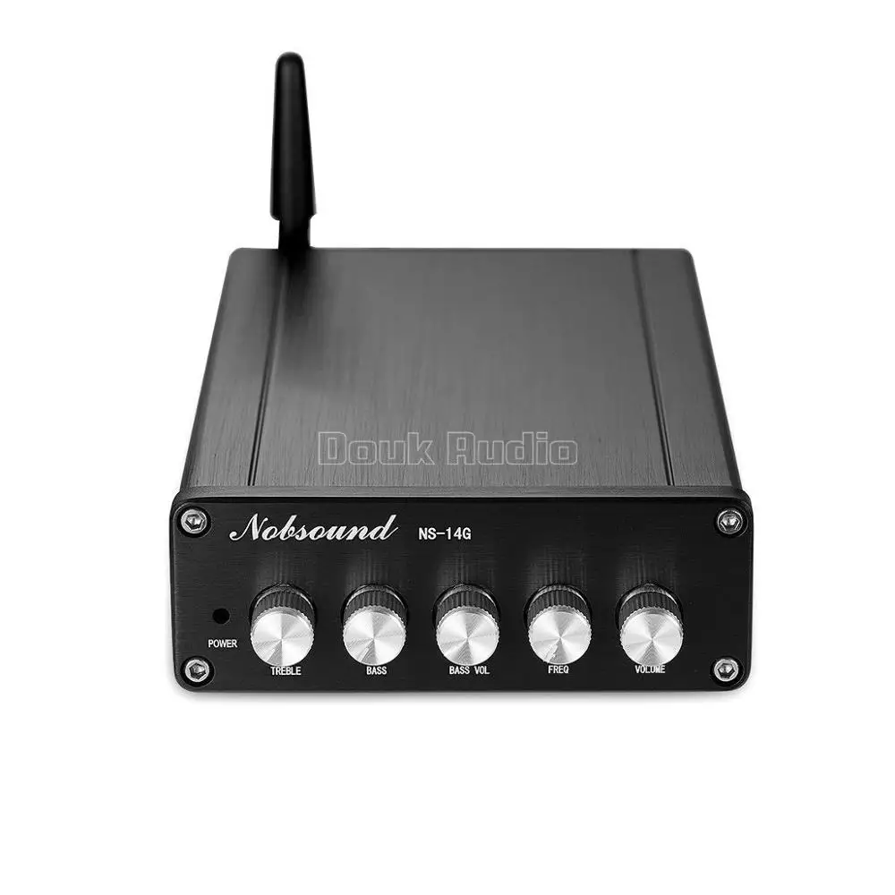 Douk аудио HiFi Bluetooth 5,0 сабвуфер аудио стерео TPA3116 цифровой мини 2,1 канальный Настольный усилитель мощности - Цвет: Without Power Supply