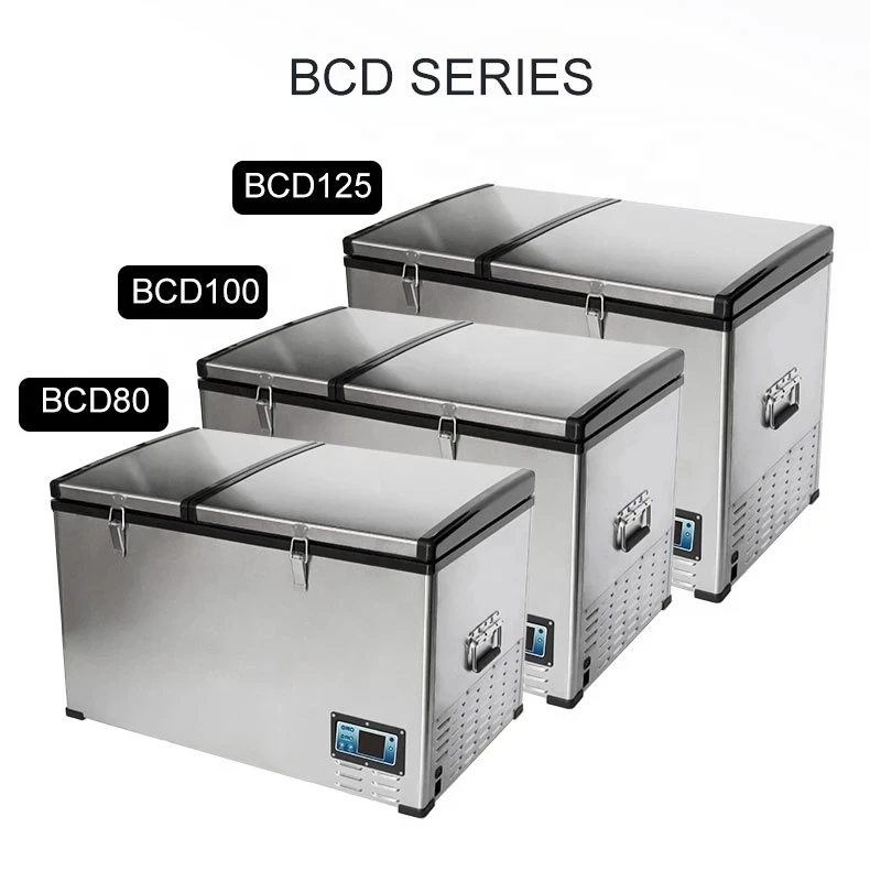 80L автомобильный холодильник Портативный компрессор кулер DC 12V 24V Вольт AC110 220V