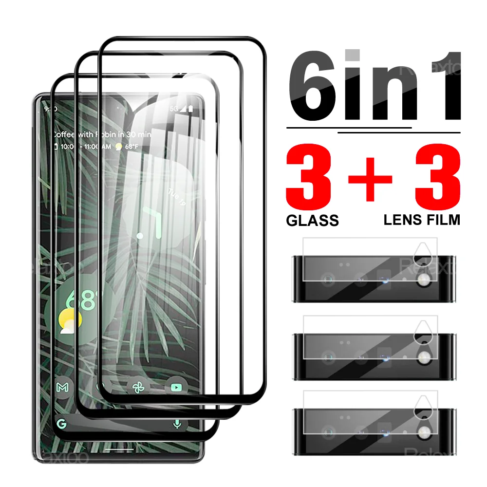 

6to1 Protective Glass for Google Pixel 6 6.4inch Camera Lens Glass Google Pixel 6 GB7N6 Phone Films Cover