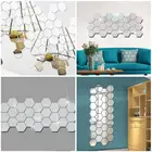 12 шт., зеркальные 3d-наклейки