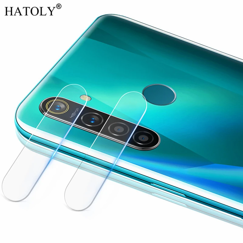 

2PCS/lot Clear Lens Tempered Glass for OPPO Realme Q Full Glued Back Camera Glass for OPPO Realme 5 Pro Lens Protector Flat Film