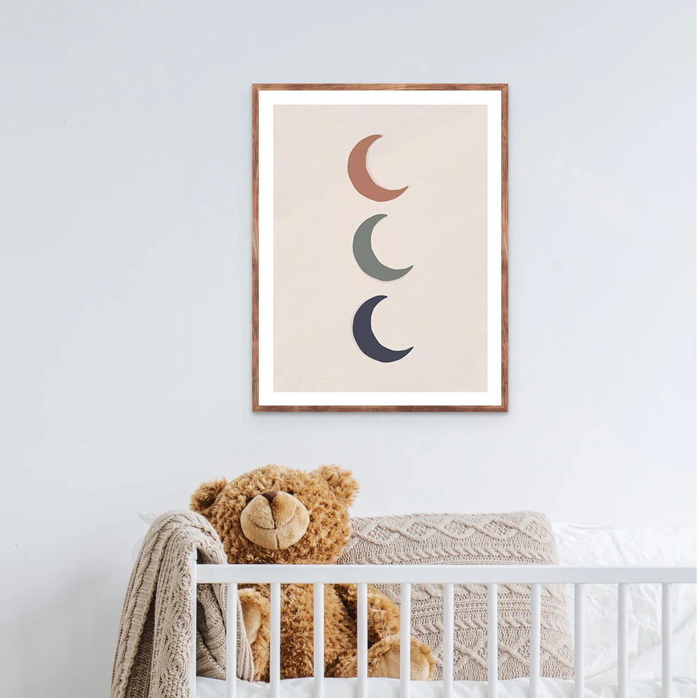 Настенный постер в скандинавском стиле Абстрактная Картина на холсте тройного