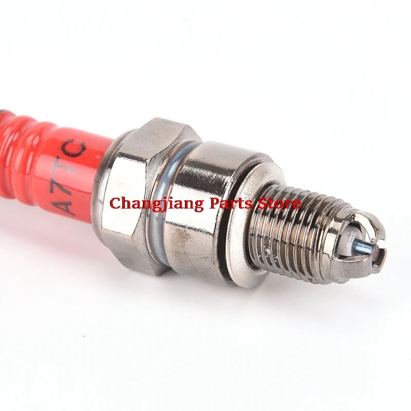 

New High Performance 3 Electrode Spark Plug Rep C7HA C7HSA For Scooter GY6 50cc 150cc