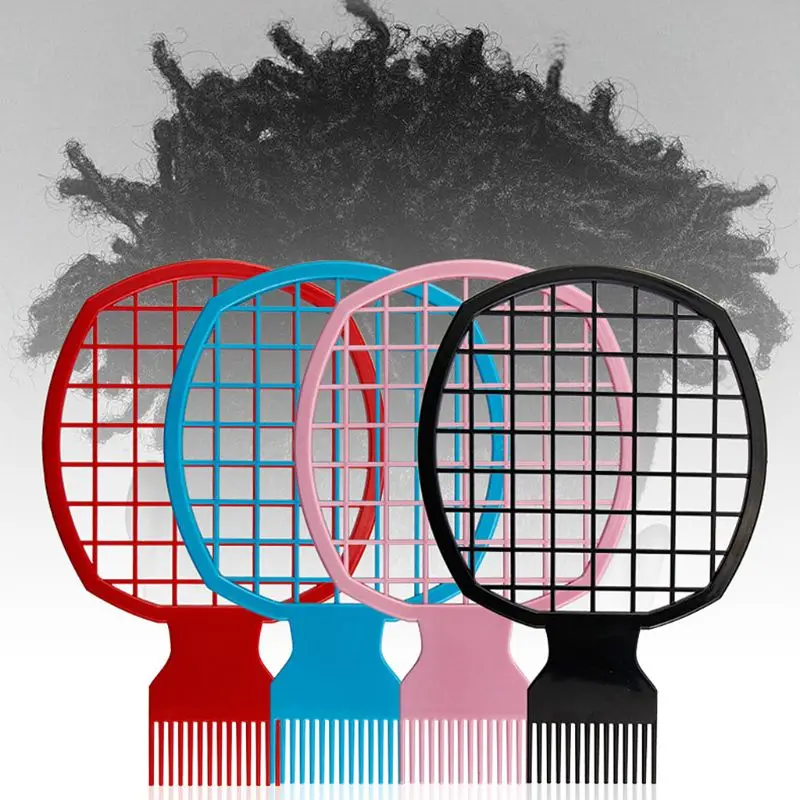 Грязная оплетка афро крученая расческа легко чистится Парикмахерская для