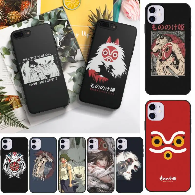 

Japanese Anime Princess Mononoke Phone Case Fundas Shell Cover For Samsung S10 S20 Fe Lite S21 S30 ULTRA Plus 5G