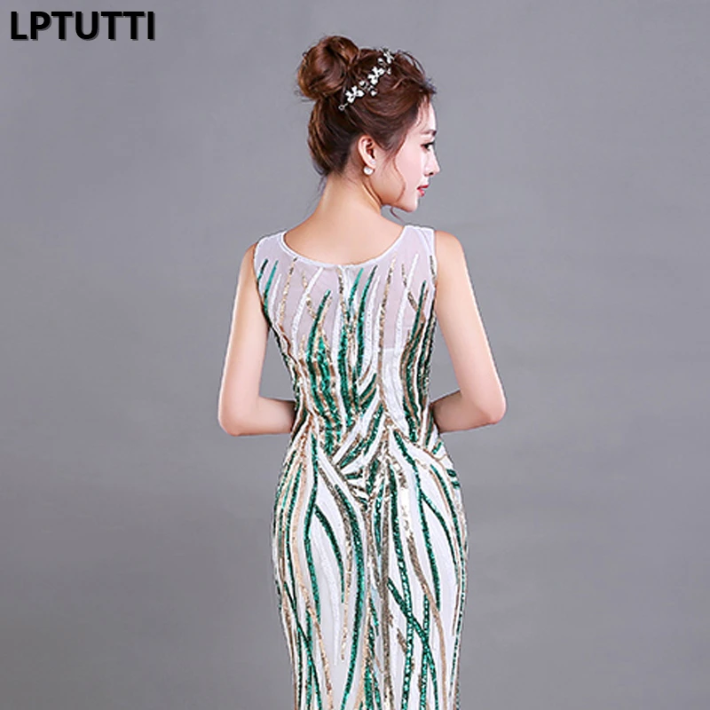 

LPTUTTI Sequin New For Women Elegant Date Ceremony Party Prom Gown Formal Gala Events Luxury Long Evening Dresses
