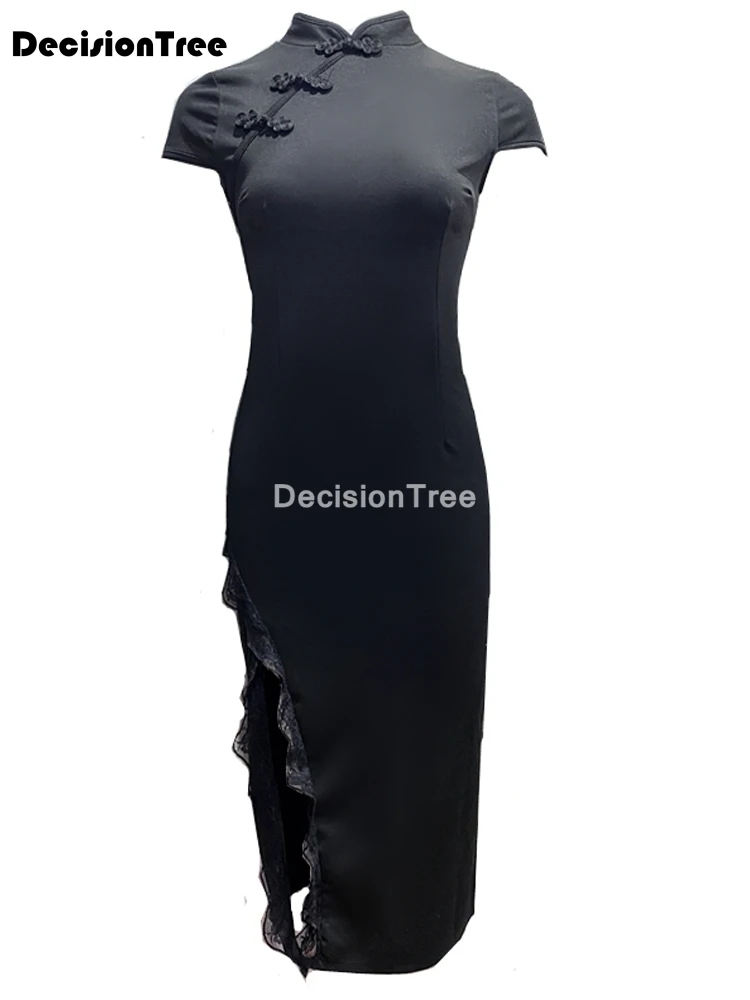 

2021 lady qipao chinese dress elegant women cheongsam mandarin collar sexy chinese dress vestidos oriental dress cheongsam dress