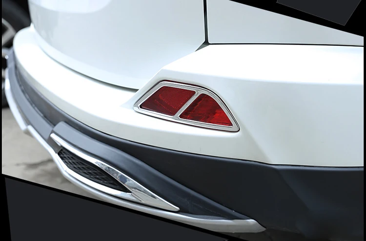 Автомобильная хромированная накладка на заднюю фару из АБС пластика наклейка