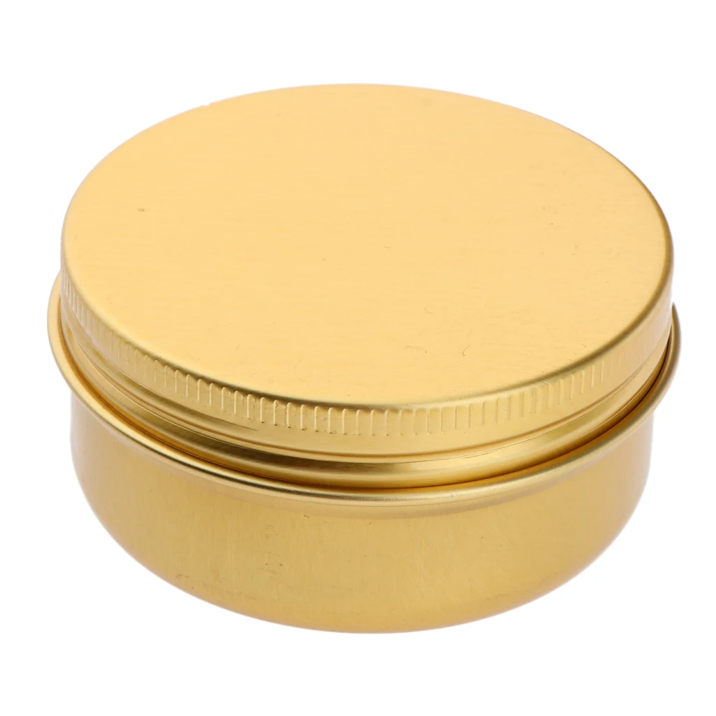 5 шт. алюминиевые жестяные банки с винтом круглые металлические контейнеры для