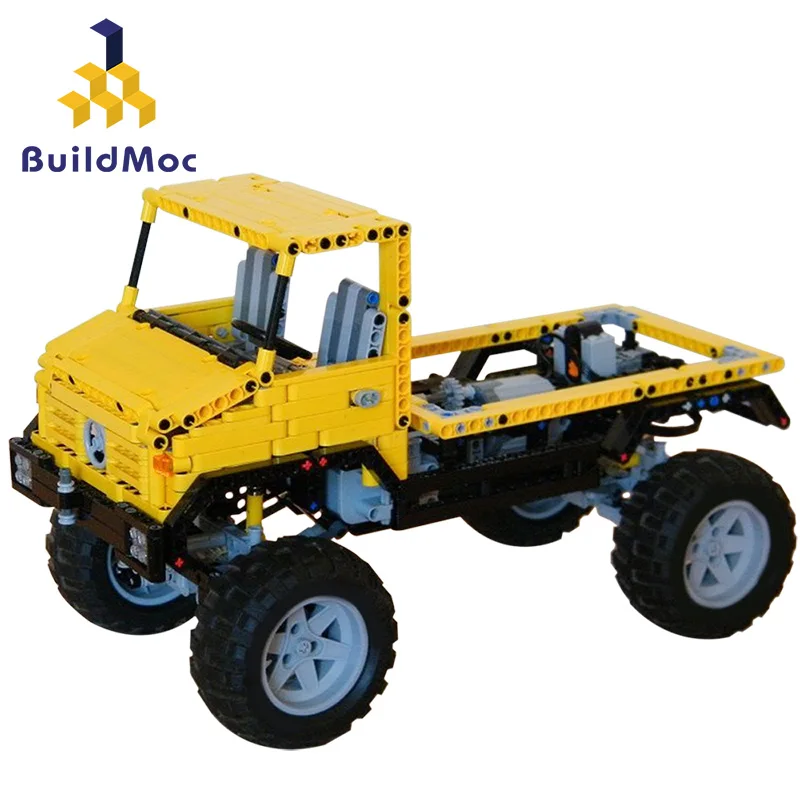 Buildmoc City 4WD Off модель дорожного транспортного средства RC/non RC строительный блок Technic