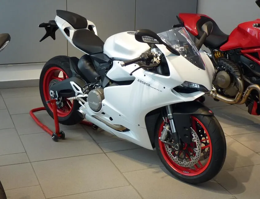 

New ABS Fairings Kits For DUCATI 899 1199 S R Panigale 12 13 14 899R 1199R 899S 1199S 2012 2013 2014 white matte + Tank cover