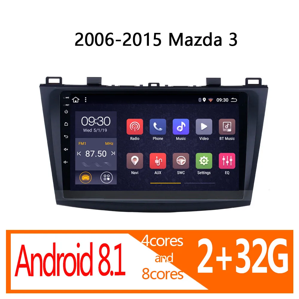 Автомагнитола для Mazda 3 Mazda3 2006 2015 2 + 32 ГБ android|Автомагнитолы| |