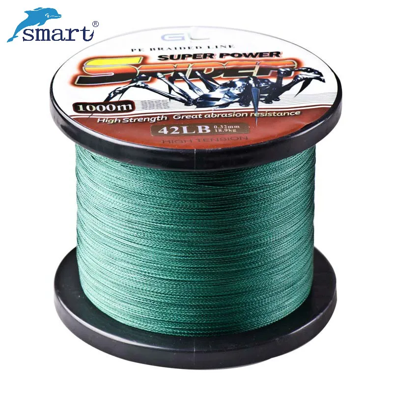 

Wholesale Super Strong Japan Multifilament 1000M PE Braided Fishing Line Spearfishing Rope Cord Carp Fishing Boat Line