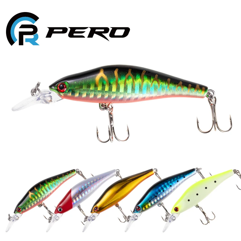 

PERO 8cm 6.5g Sinking Minnow 2021 New Fishing Lures Hard Bait Jerkbait Bass Pike Carkbait Wobblers Swimbait For Sea Fishing Lure