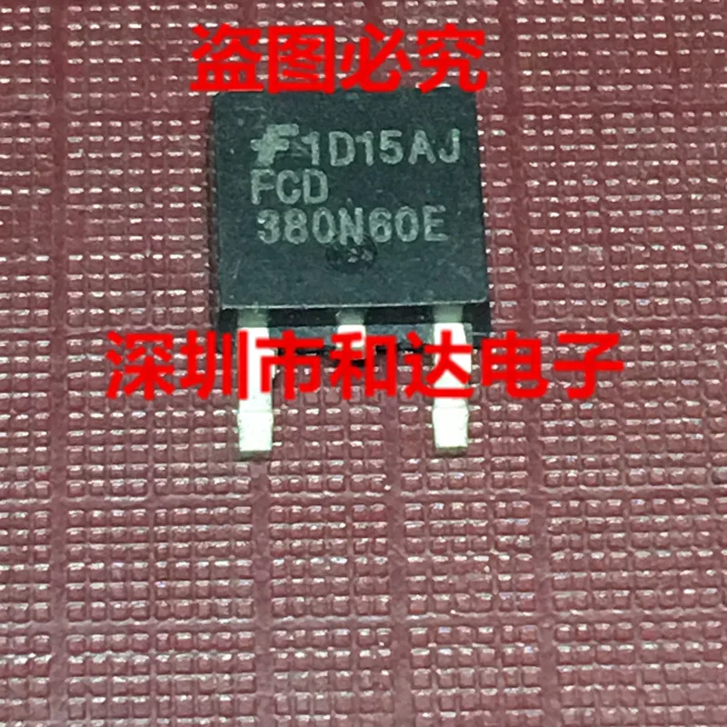 

5pcs FCD380N60E TO-252 600V 10.2A
