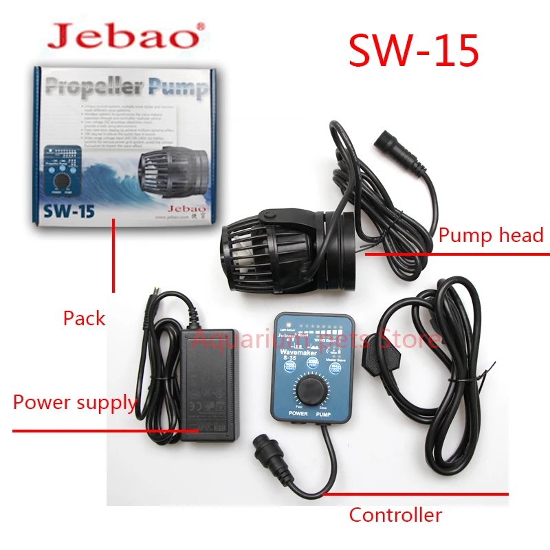 Насос для морских аквариумов Jebao/Jecod 110-240 В RW4 RW8 RW15 RW20 RW-4 RW-8 RW-15 SW2 SW4 SW8 SW15 | Дом и сад