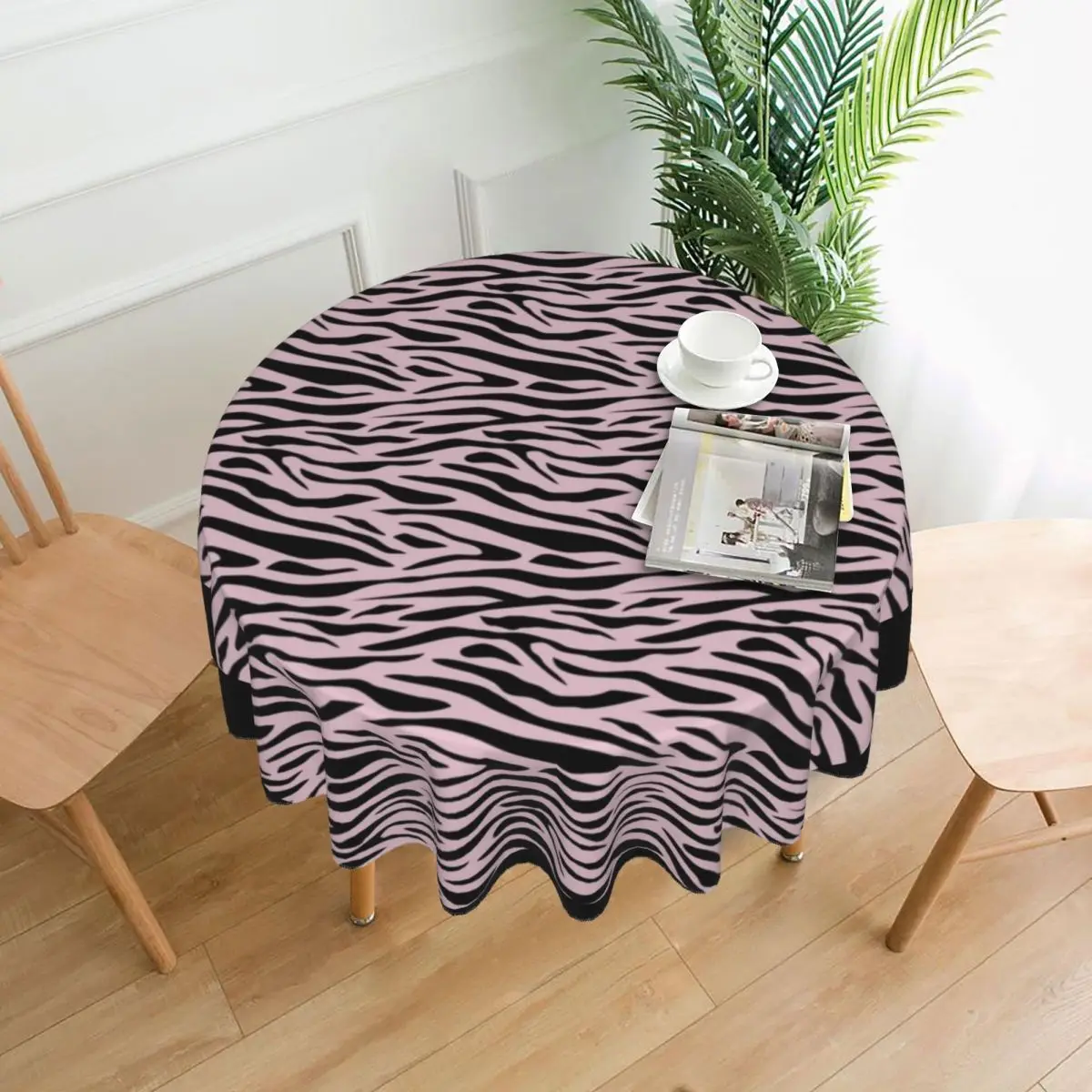 

Zebra Tablecloth Wholesale Modern Table Cover Living Room Print Protection Polyester Table Cloth
