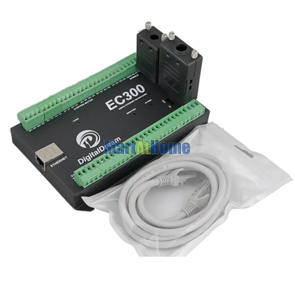 5-осевой CNC шаговый Драйвер комплект Mach3 Ethernet 300 кГц с MPG контроллером для DIY
