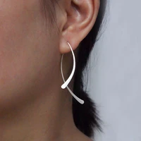handmade long bar earrings gold filled925 silver jewelry vintage jewelry minimalist brincos oorbellen earrings for women