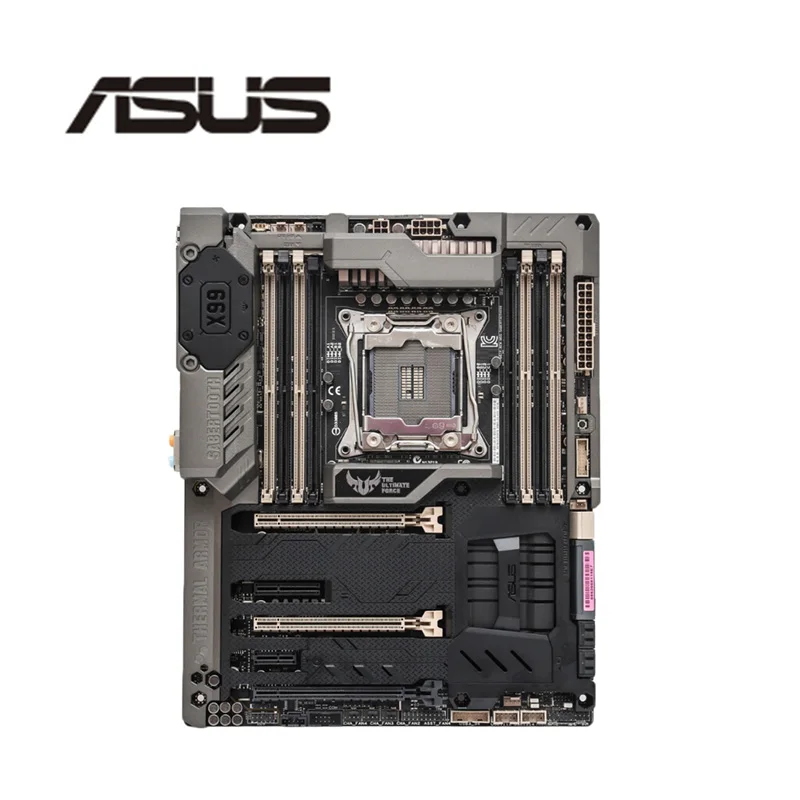 Для ASUS SABERTOOTH X99 оригинальная б/у настольная плата X99M 2011 Socket LGA Core i7 LGA2011 V3 DDR3 |