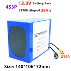 32700 Lifepo4 Батарея пакет 4S3P 12,8 V 30Ah 4S 40A 100A сбалансированный BMS для электрического лодочного и бесперебойный Питание 12V